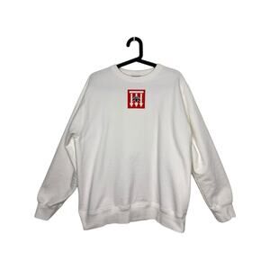 Adidas x Alexander Wang Mens Medium Sweatshirt Crewneck White